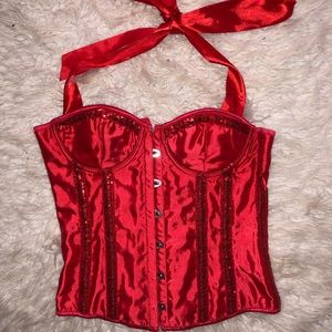 Red corset